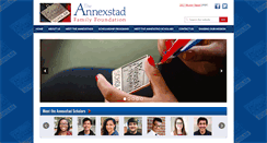 Desktop Screenshot of annexstadfamilyfoundation.org